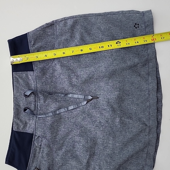 ⭐️3/ $30⭐️ Tuff Athletics Women's Skirt Skort Heathered Blue Stretch Waist Sz S - Picture 14 of 14